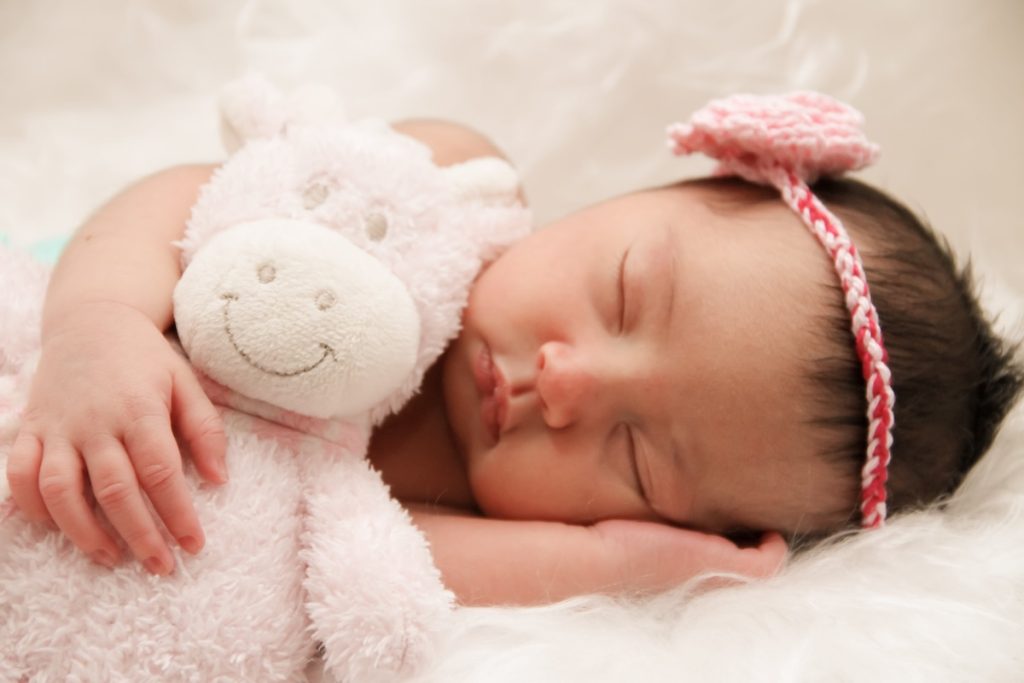 Sleeping newborn, representing a certified copy of a San Francisco County birth certificate