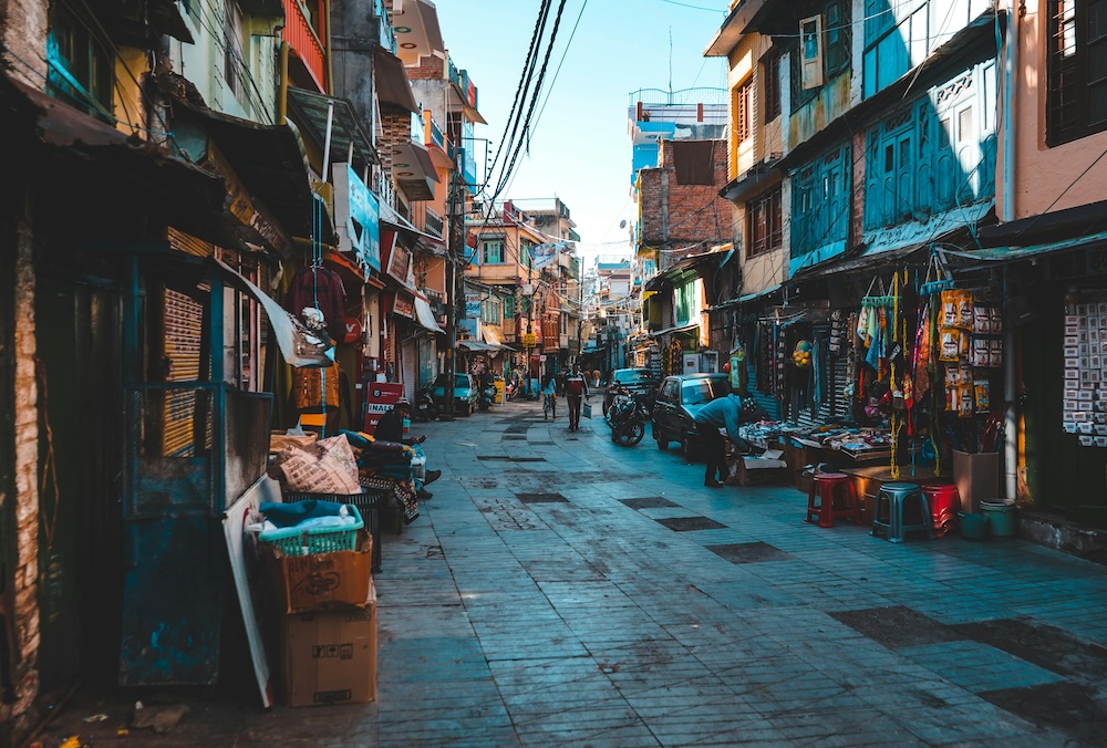 Street scene in India, representing the India POA apostille process