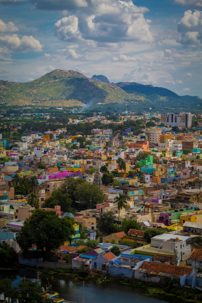 Colorful buildings in India, representing an India Power of Attorney apostille