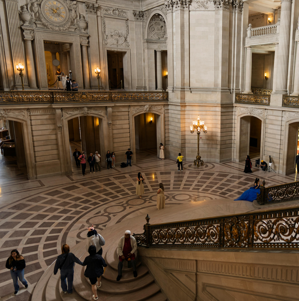 San Francisco City Hall, representing retrieval of vital records